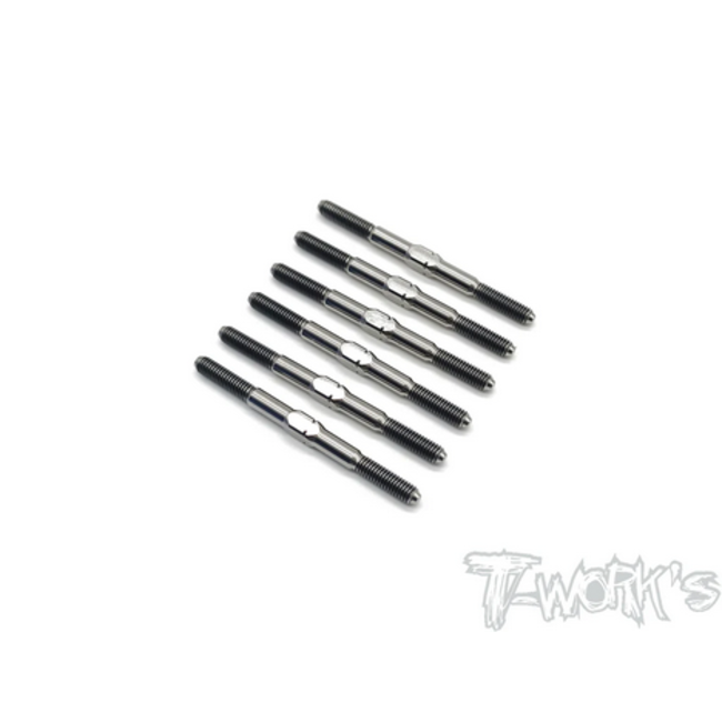 T-WORKS TLR 22 5.0 DC  64 Titanium Turnbuckle Set ( For TLR 22 5.0 DC  )
