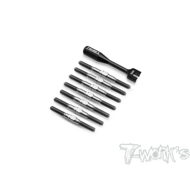 T-WORKS B74.2D 64 Titanium Turnbuckle Set ( For Team Associated RC10 B74.2 /  RC10 B74.2D  )