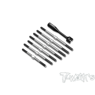 T-WORKS T-WORKS T6.4 64 Titanium Turnbuckle Set( For Team Associated RC10 T6.4 )