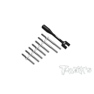 T-WORKS T-WORKS RC10 Titanium Turnbuckle Set (For Team Associated RC10 )