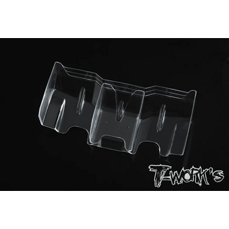 T-WORKS T-WORKS 1/10 Lexan Rear Wing With Center Divider 6.5" Wide  2Pcs.