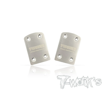 T-WORKS T-WORKS Xray XB4 Rear Chassis Skid Protector Stainless Steel ( Xray XB4 ) 2pcs.