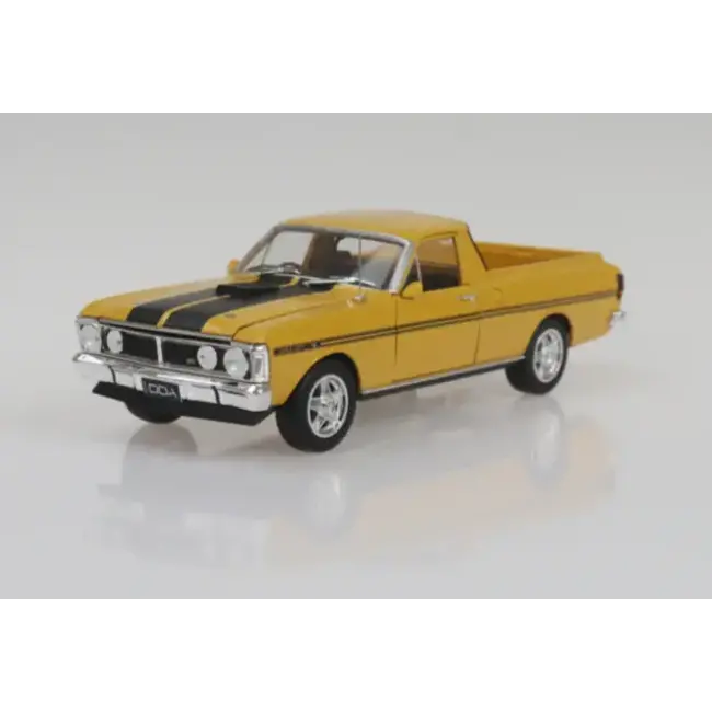 DDA 1/24 YELLOW ORCHE 1971 XY GTHO FORD FALCON UTE T-BAR AUTO