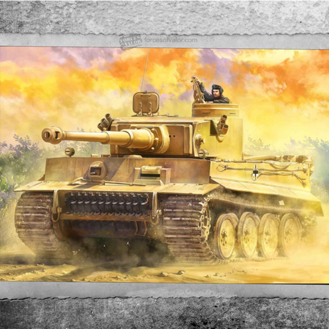FORCES OF VALOR 1:72 German Tiger I Tank KIT tunisia spring 1943