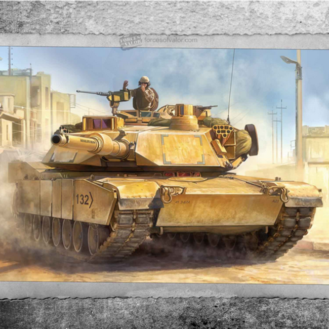 FORCES OF VALOR  1:72 U.S. M1A2 Abrams tank IRAQ 2003