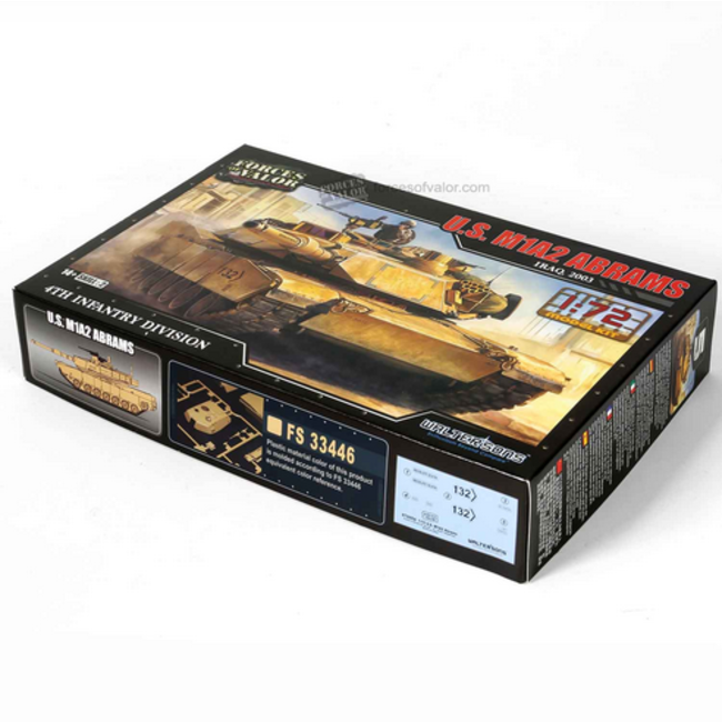 FORCES OF VALOR  1:72 U.S. M1A2 Abrams tank IRAQ 2003