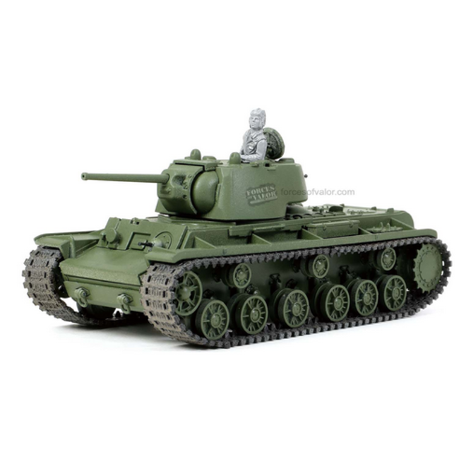 FORCES OF VALOR   1:72 Russian Heavy tank KV-1 tank, Model 1941 (Reinforced welded turret)