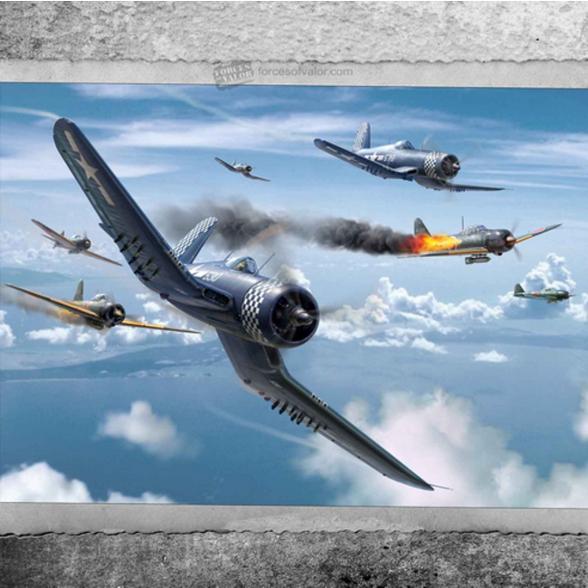 FORCES OF VALOR 1:72 U.S. F4U-1D Corsair aircraft OKINAWA MAY 1945