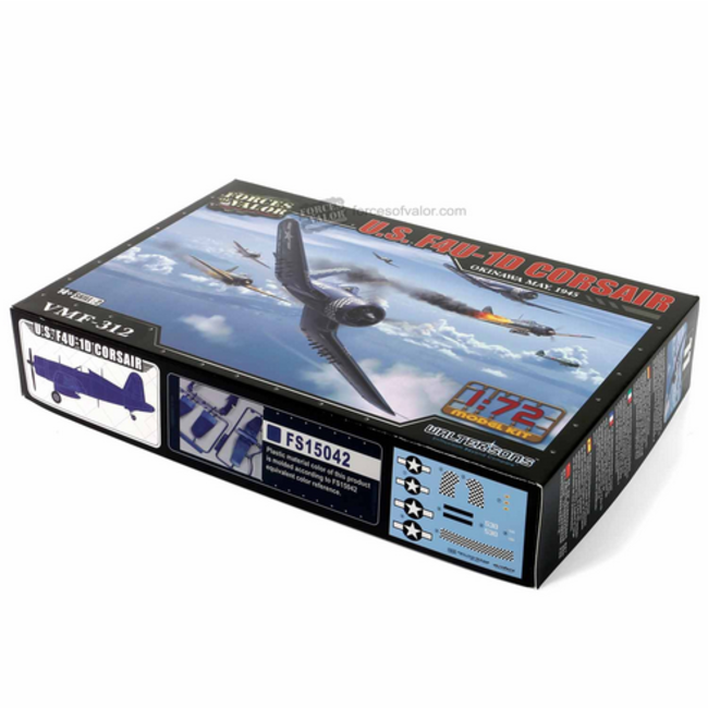 FORCES OF VALOR 1:72 U.S. F4U-1D Corsair aircraft OKINAWA MAY 1945