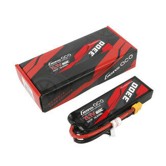 GENS ACE Gens Ace 3S 3300mAh 11.1V 60C Soft Case LiPo Battery (XT60 + TRX adaptor)