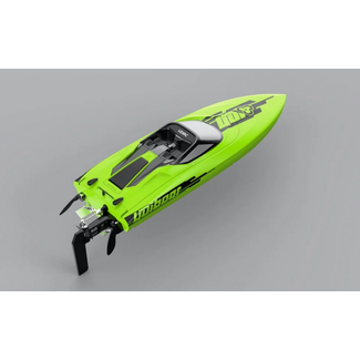 UDI R/C UDIRC Brushless Motor RC Boats, UDI021 GREEN WITH NAV LIGHTS Xiphactinus