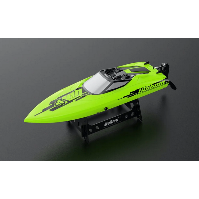 UDIRC Brushless Motor RC Boats, UDI021 GREEN WITH NAV LIGHTS Xiphactinus