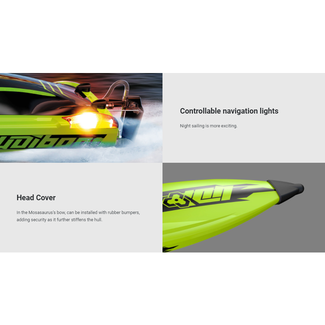 UDI 2.4G Brushless RC High Speed Boat (11.1v 22") Self righting 40klm