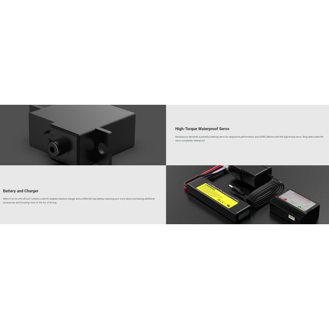 UDI 2.4G Brushless RC High Speed Boat (11.1v 22") Self righting 40klm