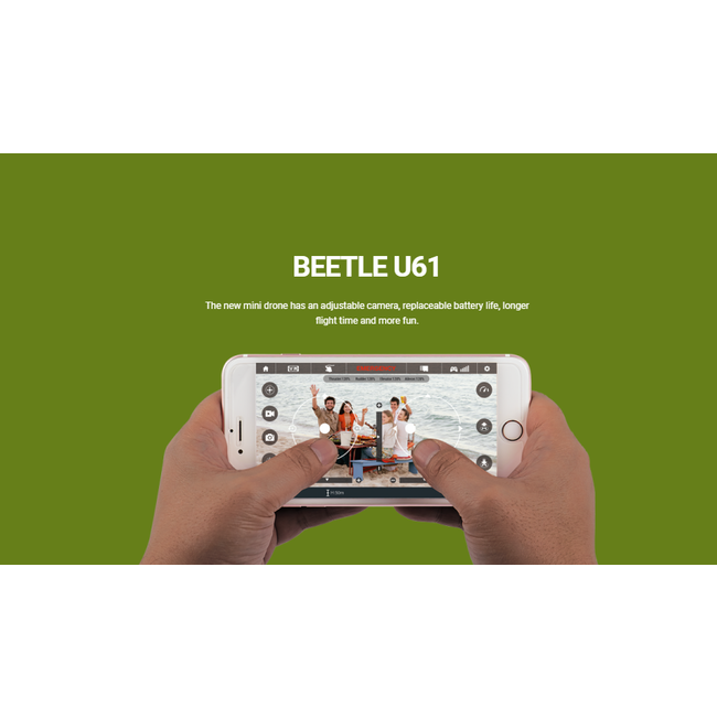 UDIRC U61 FPV 720P Drone , altitude hold, one key take off & land