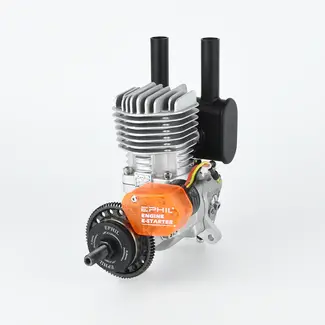 EPHIL EPHIL X-Series 20cc-R Pro Gasoline Engine w/ E-Starter; Spark Plug & Electronic Ignition