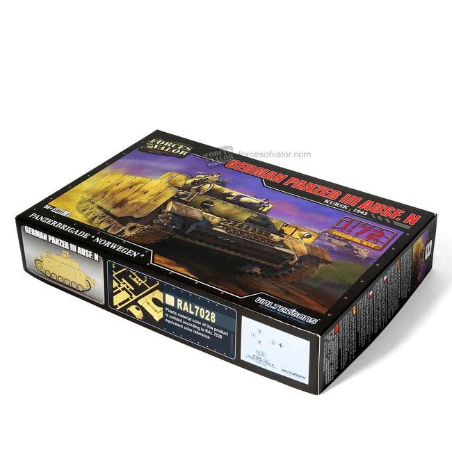 FORCES OF VALOR 1:72 German Panzer III Ausf. N tank KURSK 1943