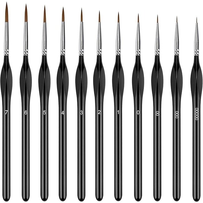 ACE 15PCS FINE BRUSH SET 00000-6