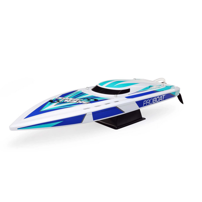 Pro Boat Sonicwake V2 36inch DeepV Boat, RTR, White, PRB08032V2T2 needs battery & charger