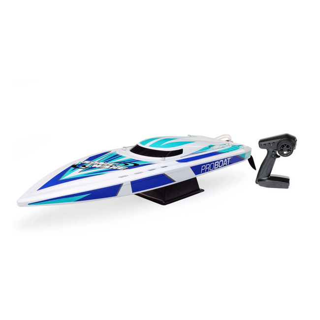 Pro Boat Sonicwake V2 36inch DeepV Boat, RTR, White, PRB08032V2T2 needs battery & charger