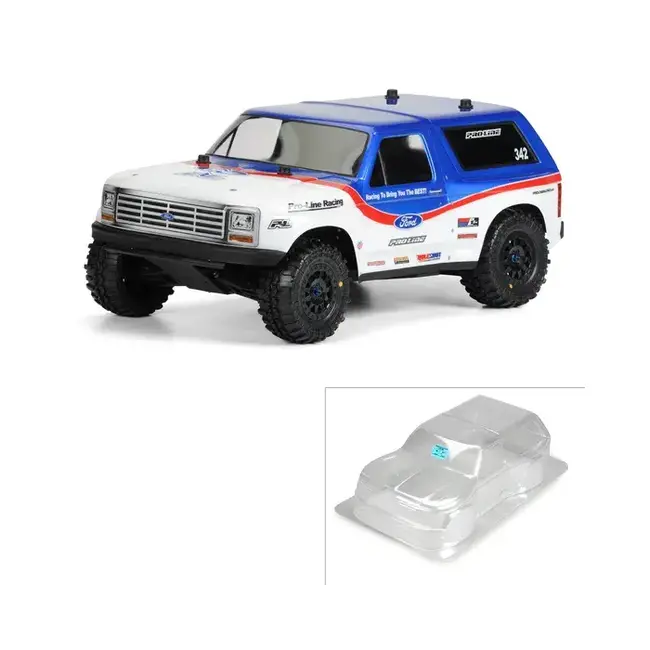 Proline 1981 Ford Bronco Clear Body, PRO-2 SCT, Slash, PR3423-00
