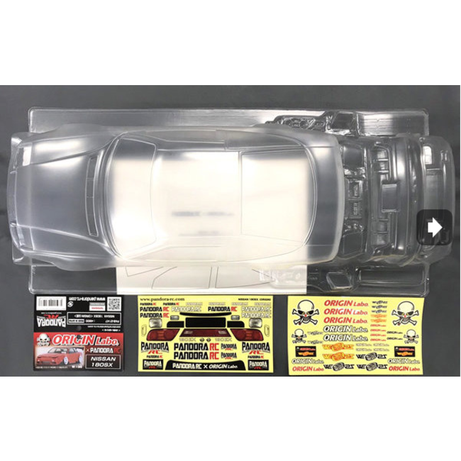 Pandora Body Nissan 180SX Fujin/ Origin Labo 1/10
