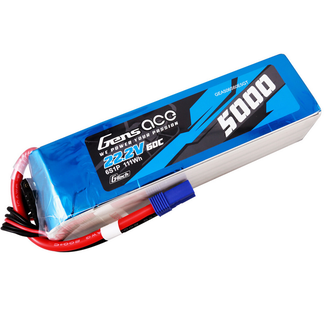 GENS ACE Gens Ace 6S 5600mAh 22.2V 80C Soft Case LiPo Battery (EC-5)
