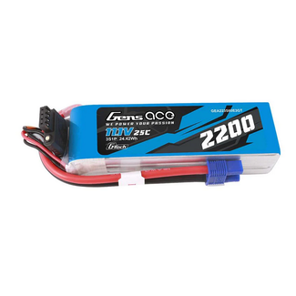 GENS ACE Gens Ace 3S 2200mAh 11.1V 60C Soft Case LiPo Battery (EC3)