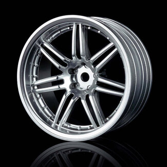 MST MST X603 Wheel - Flat Silver +8mm