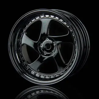 MST MST TMB Wheel - Silver Black +5MM