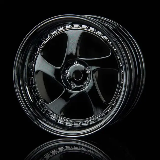 MST TMB Wheel - Silver Black +5MM
