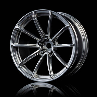MST MST GTR Wheel - Flat Silver +5mm