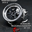 DS RACING DE 6 Spoke Wheel Set - Hi Gloss 2K Black/Chrome