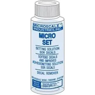 MICROSCALE MICROSCALE Micro Set Solution - 1oz. Bottle (Decal Setting Solution/Remover)