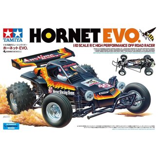 TAMIYA TAMIYA 40th HORNET EVO 1/10 KIT ( 2024 ) INCLUDES TAMIYA/HW ESC