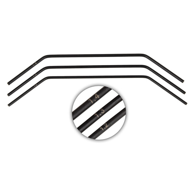 TEAM ASSOCIATED RC10T6.1 Front Anti-roll Bar Set