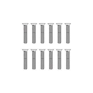 MJX MJX Countersunk Flat Head Screws (12pcs) [M23124]