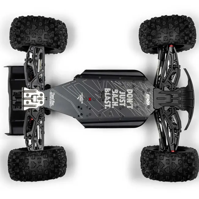 Arrma Kraton 6S BLX EXB Extreme Bash 4X4 1/8 Speed Monster Truck, RTR, Black, ARA8708V6T1