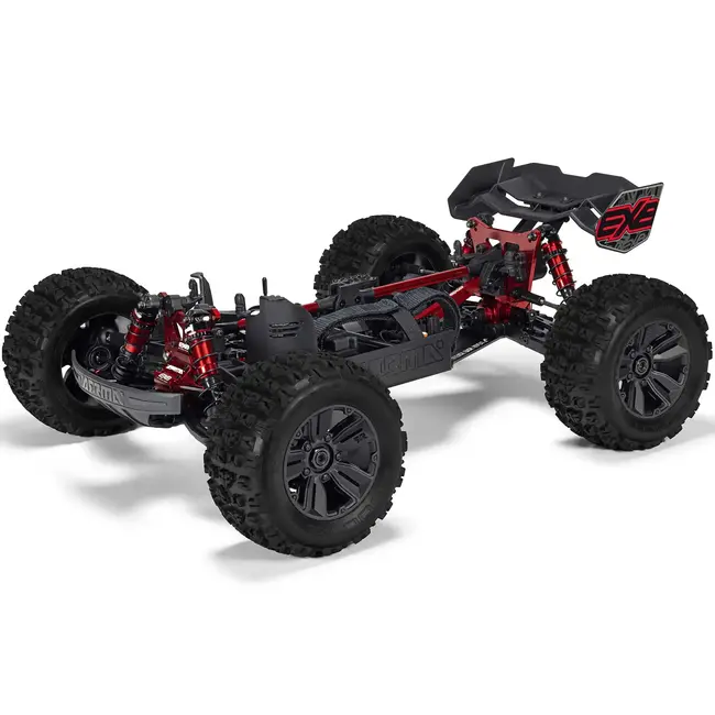 Arrma Kraton 6S BLX EXB Extreme Bash 4X4 1/8 Speed Monster Truck, RTR, Black, ARA8708V6T1