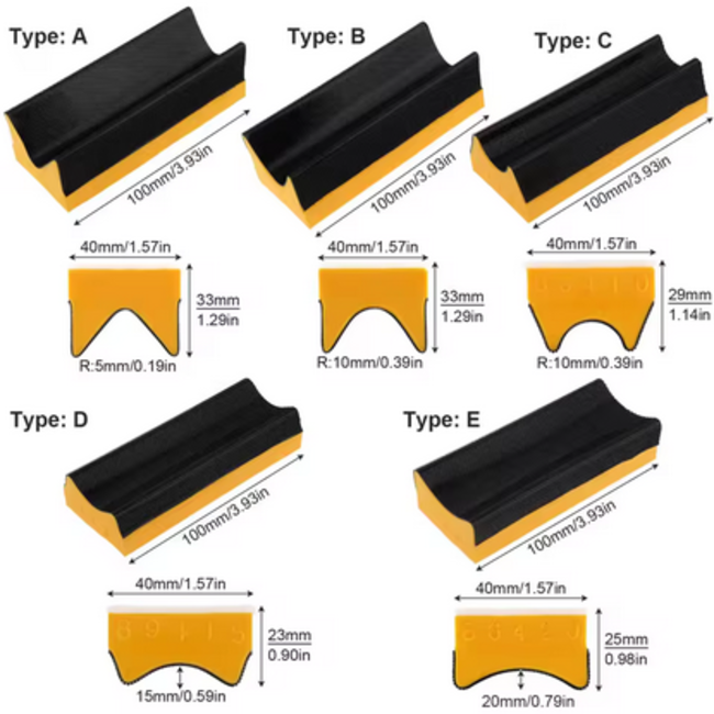 BALSA SHAPING SANDING KIT 8PCS