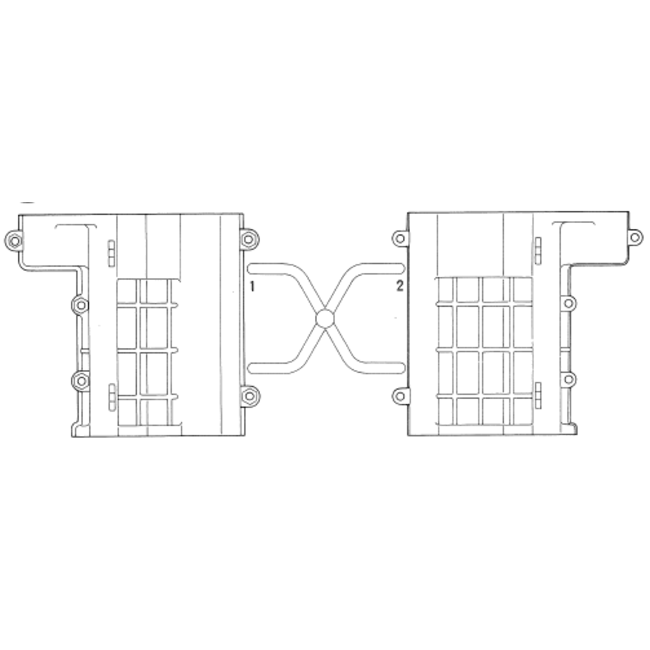 TAMIYA B PARTS TRANSMISION CASE SUITS ALL 1/14 TRUCKS