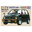TAMIYA 1982 HONDA CITY TURBO 1/24 PLASTIC KIT WITH HONDA SCOOTER & DRIVER
