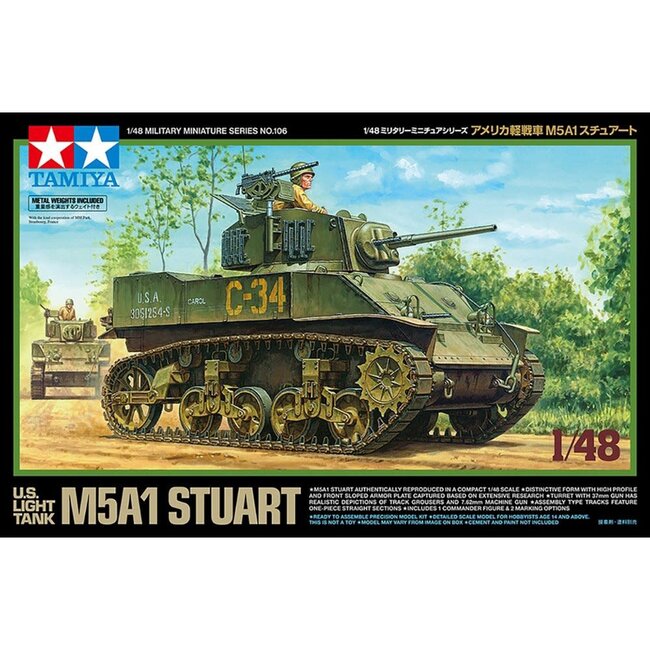 TAMIYA M5A1 STUART U.S. LIGHT TANK