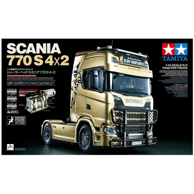 TAMIYA SCANIA 770 S 4X2 1/14 R/C TRUCK KIT