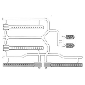 TAMIYA TAMIYA A PARTS FOR TT-01 BODY MOUNTS