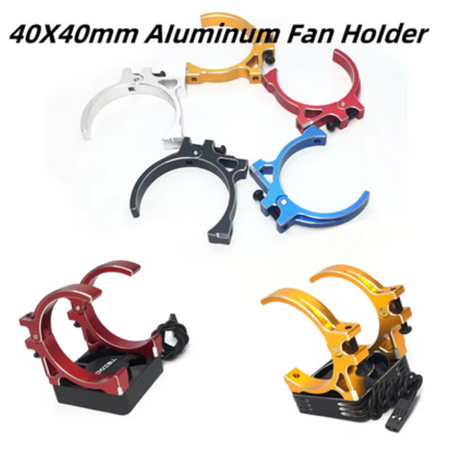 RACE 40mm ENGINE FAN MOUNT 1/10 2pcs