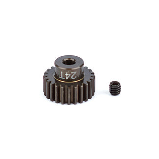 TEAM ASSOCIATED TEAM ASSOCIATED FT Aluminum Pinion Gear, 24T 48P, 1/8 shaft