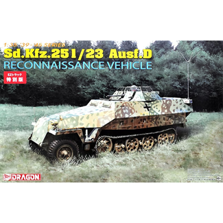 DRAGON MODEL Dragon 1/35 Sd.Kfz.251/23 Ausf.D Reconnaissance Vehicle Plastic Model Kit