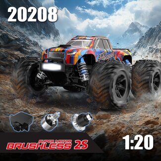 MJX MJX 1/20 Hyper Go 4WD Off-road Brushless 2S RC Monster Truck