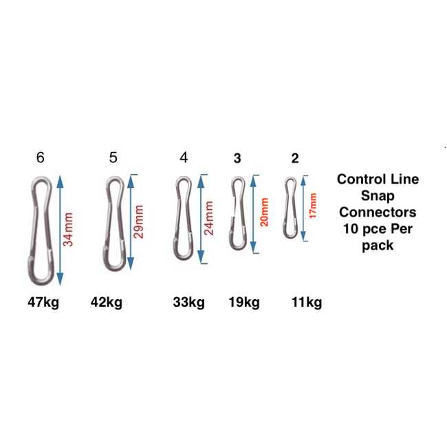 Ace Control line snap connector 10 pack  tested to